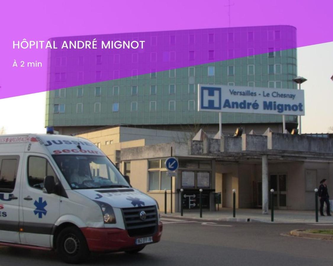 Le Cocon Des Couples Tout Proche Versailles - En Face De L'Hopital Mignot Le Chesnay  Ngoại thất bức ảnh